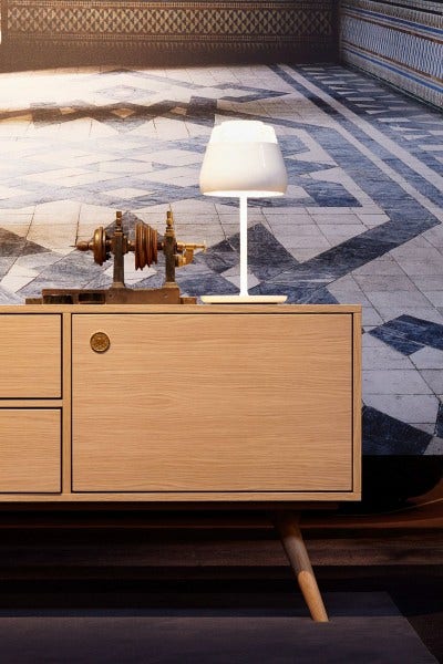 The Zio Buffet is solid oak, with oak veneer and is equipped with push to open and soft close drawers.