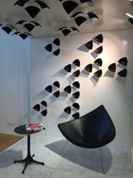 George Nelson's Coconut Chair, as seen at the Vitra design Museum,