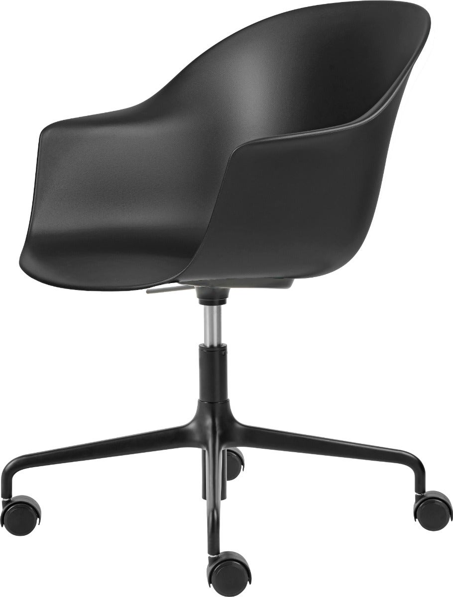 GUBI Bat Height Adjustable 4-Star Base Meeting Chair with Castors