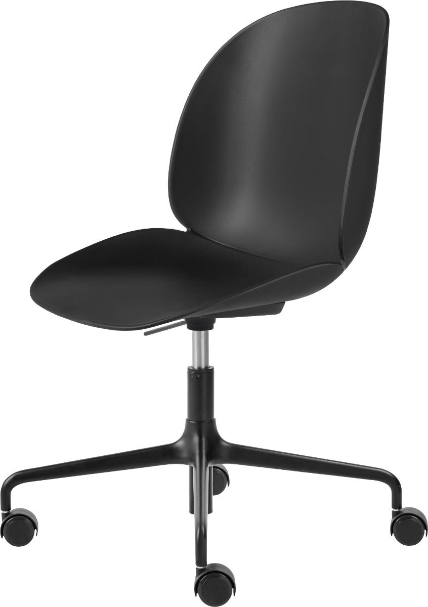 GUBI Beetle Height Adjustable 4-Star Base Meeting Chair with Castors