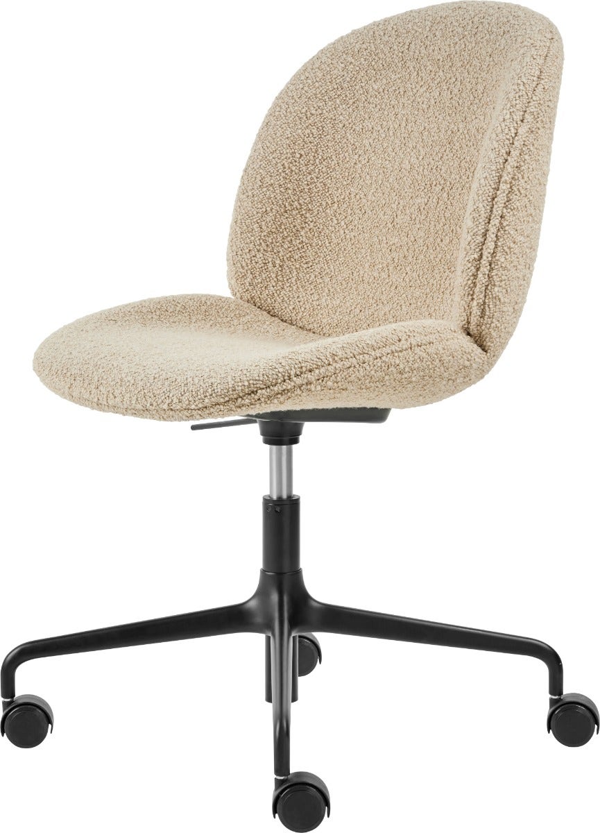 GUBI Beetle Height Adjustable 4-Star Base Meeting Chair - Full Upholstered