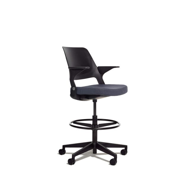 Knoll Ollo High Task Chair with Shell Back, 5-Star Base