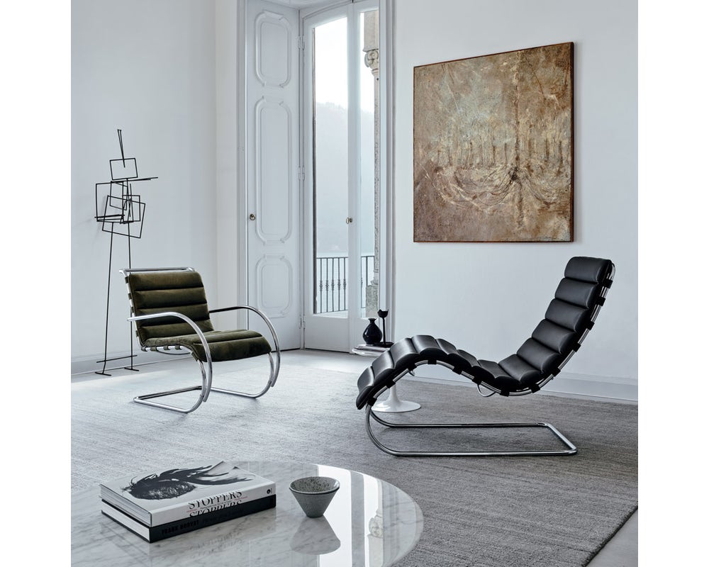 Lounge Chair Poltrona Van Der Rohe Poltrona Sedia Mr Mies Van Der