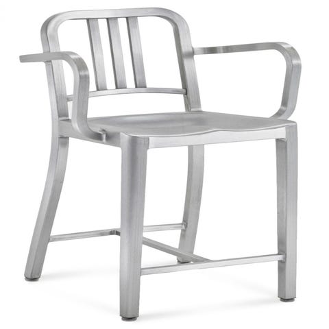 Emeco Navy™ Counter Stool with Arms