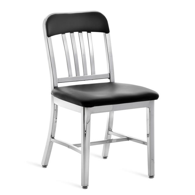 Emeco Classic Navy™ Officer Semi-Upholstered Chair