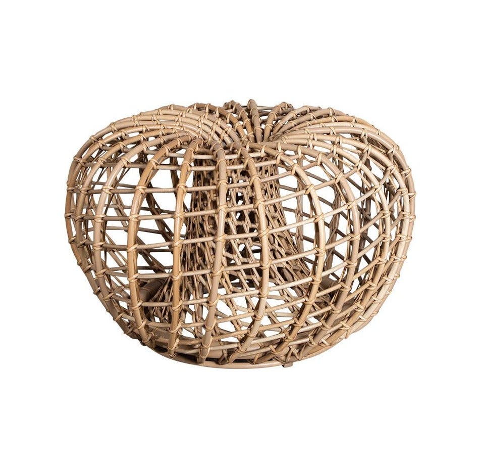Cane-line Nest Small Footstool/Coffee Table - Outdoor