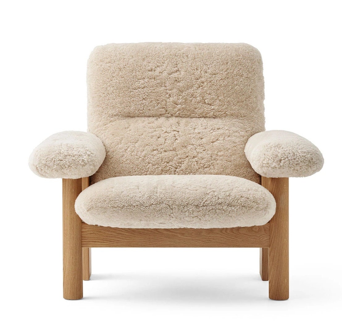 Audo Copenhagen Brasilia Lounge Chair - Sheepskin