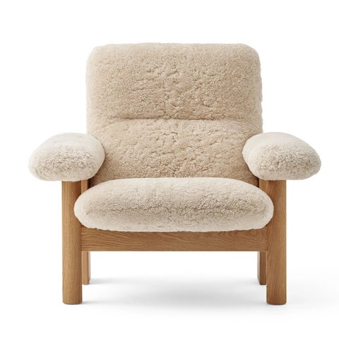 Audo Copenhagen Brasilia Lounge Chair - Sheepskin