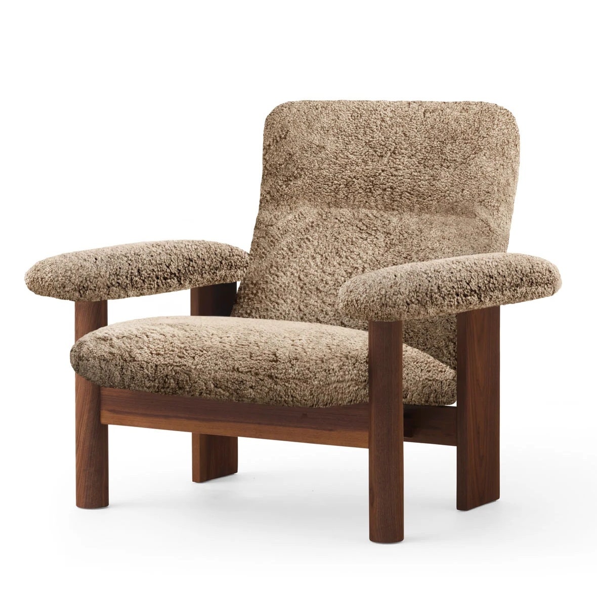 Audo Copenhagen Brasilia Lounge Chair with Sheepskin