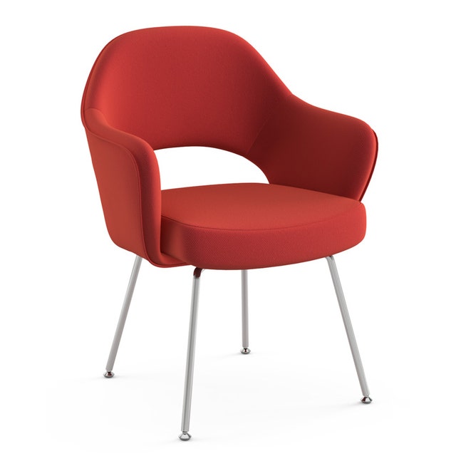 Knoll Saarinen - Executive Arm Chair with Tubular Legs