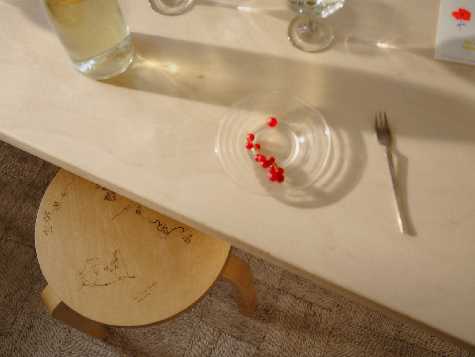 Stool 60 Celebratinon Artek ＋ Moomin Moomin Celebration Stool 60 - The Official Moomin Shop