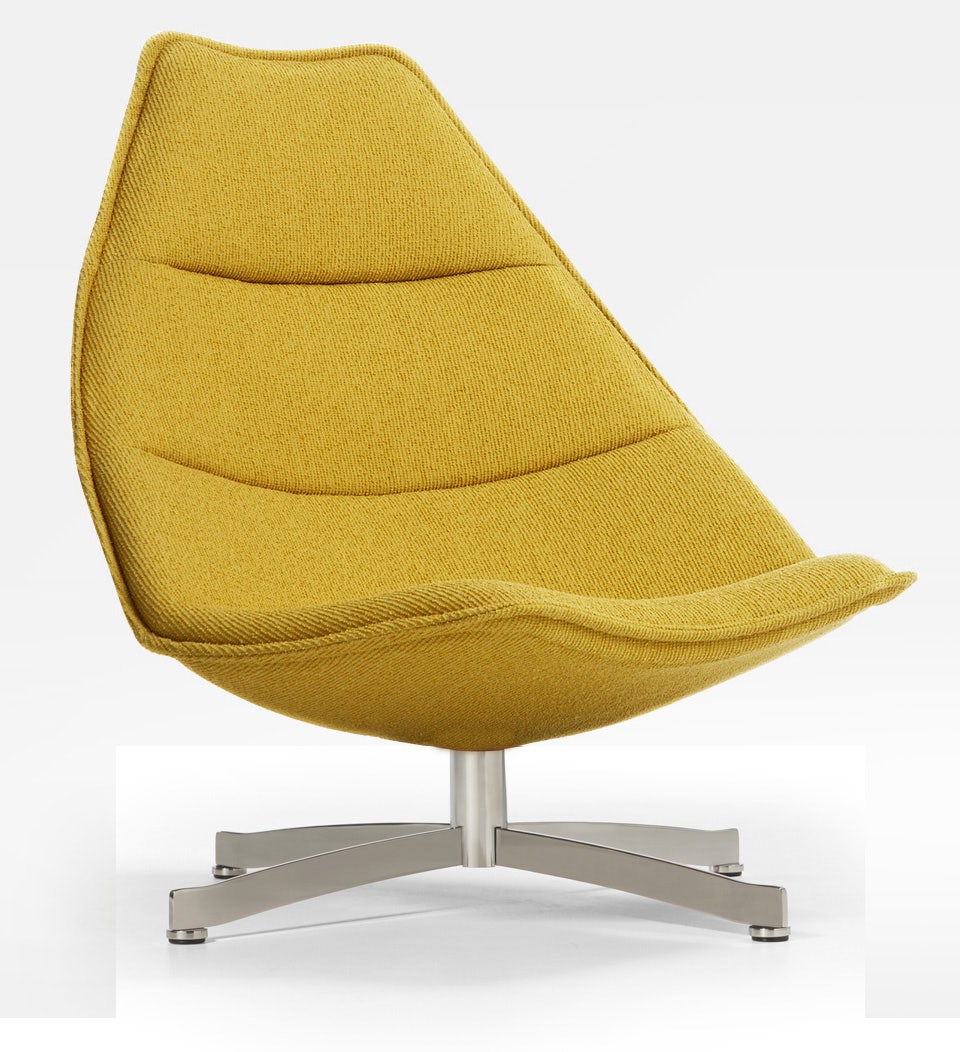 Artifort F 586 Cross-Base Lounge Chair