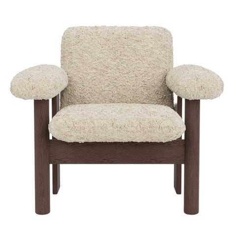 Audo Copenhagen Brasilia Low Back Lounge Chair - Sheepskin