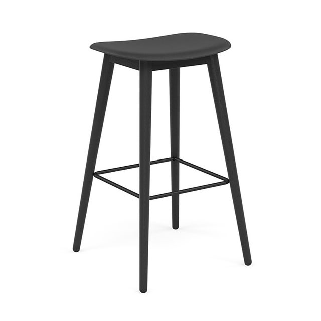Muuto Fiber Wood Base Bar Stool