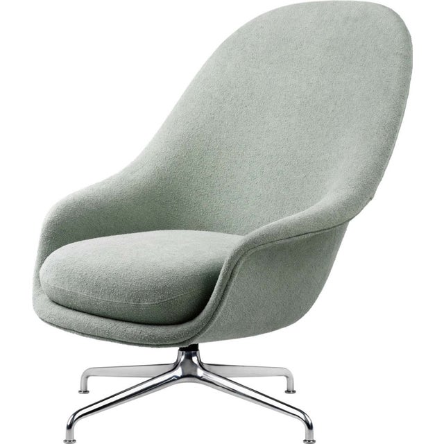 GUBI Bat 4-Star Base Lounge Chair - Fully Upholstered