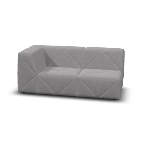 Moooi BFF Modular Sofa - Double Element Single Armrest High, Left