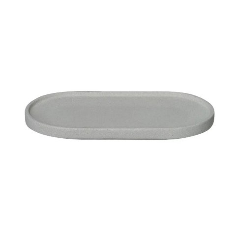 Blomus Creto Concrete Oval Tray
