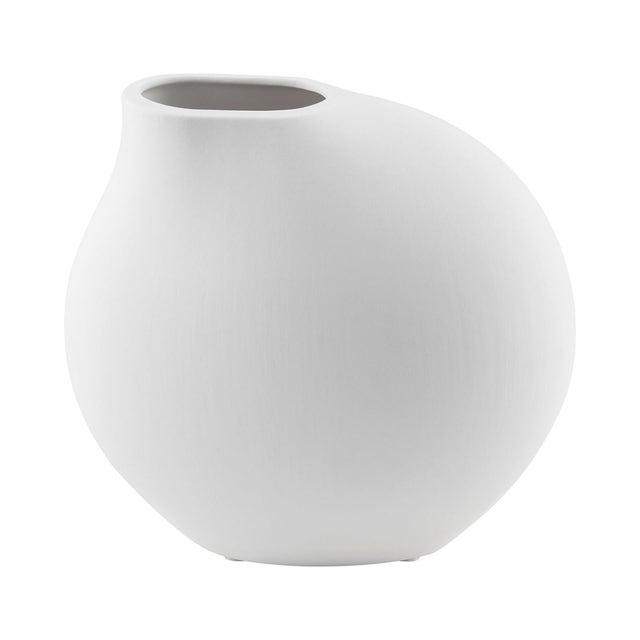 Blomus Nona Porcelain White Vase
