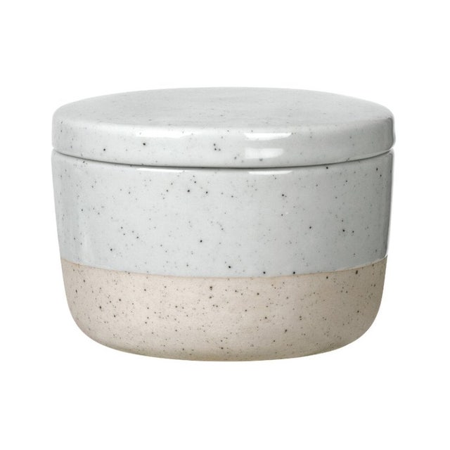 Blomus Sablo Ceramic Sugar Container with Lid
