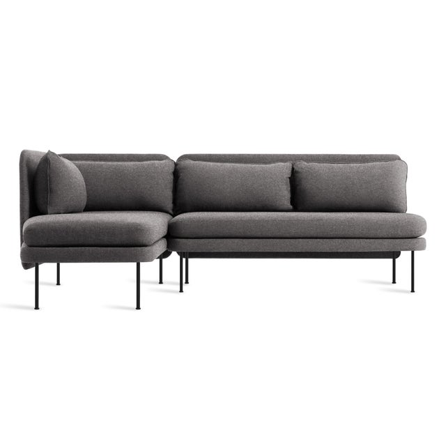 Blu Dot Bloke Armless Sofa with Arm Chaise