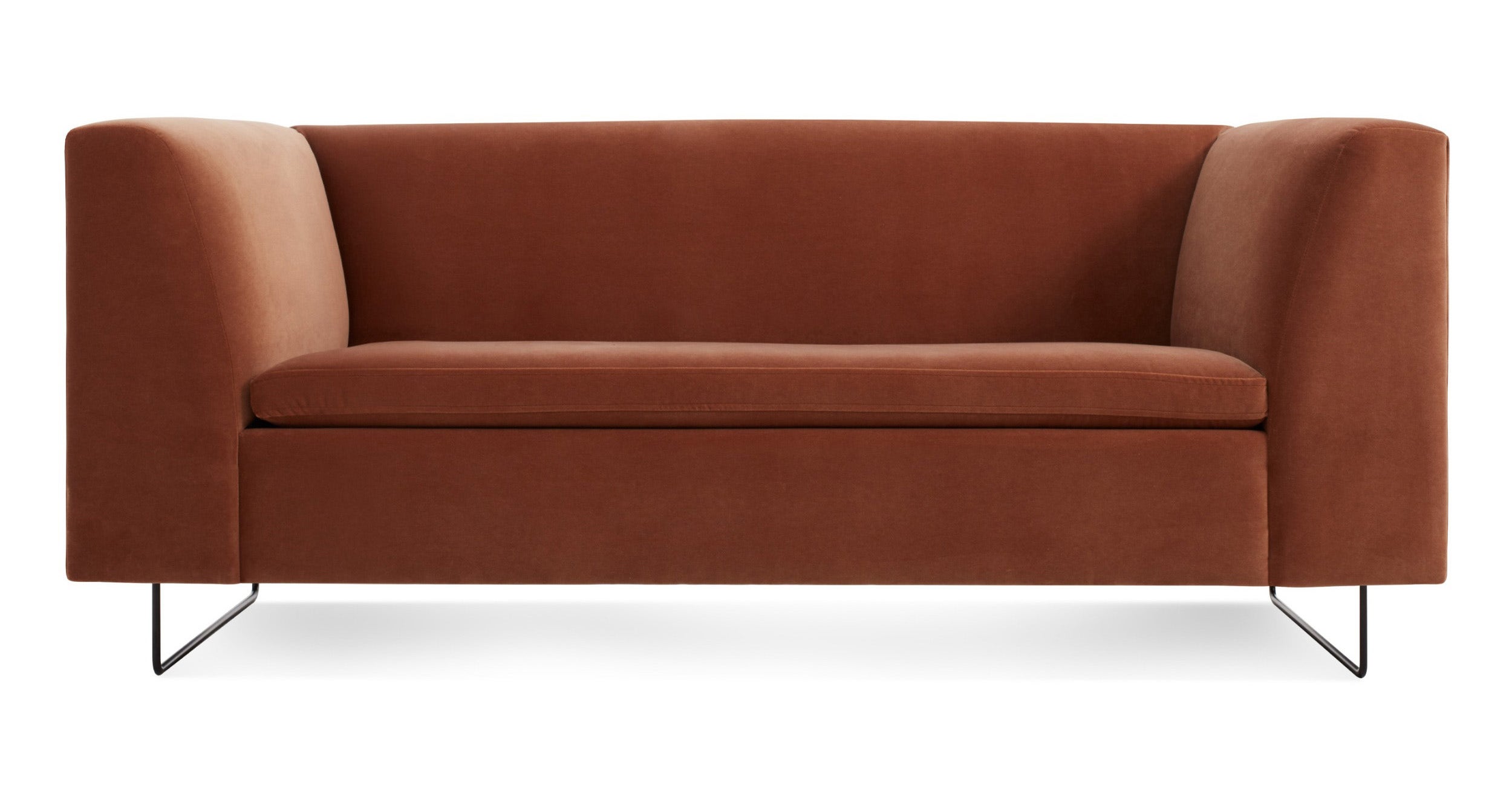 Blu Dot Bonnie 72 inch Velvet Sofa