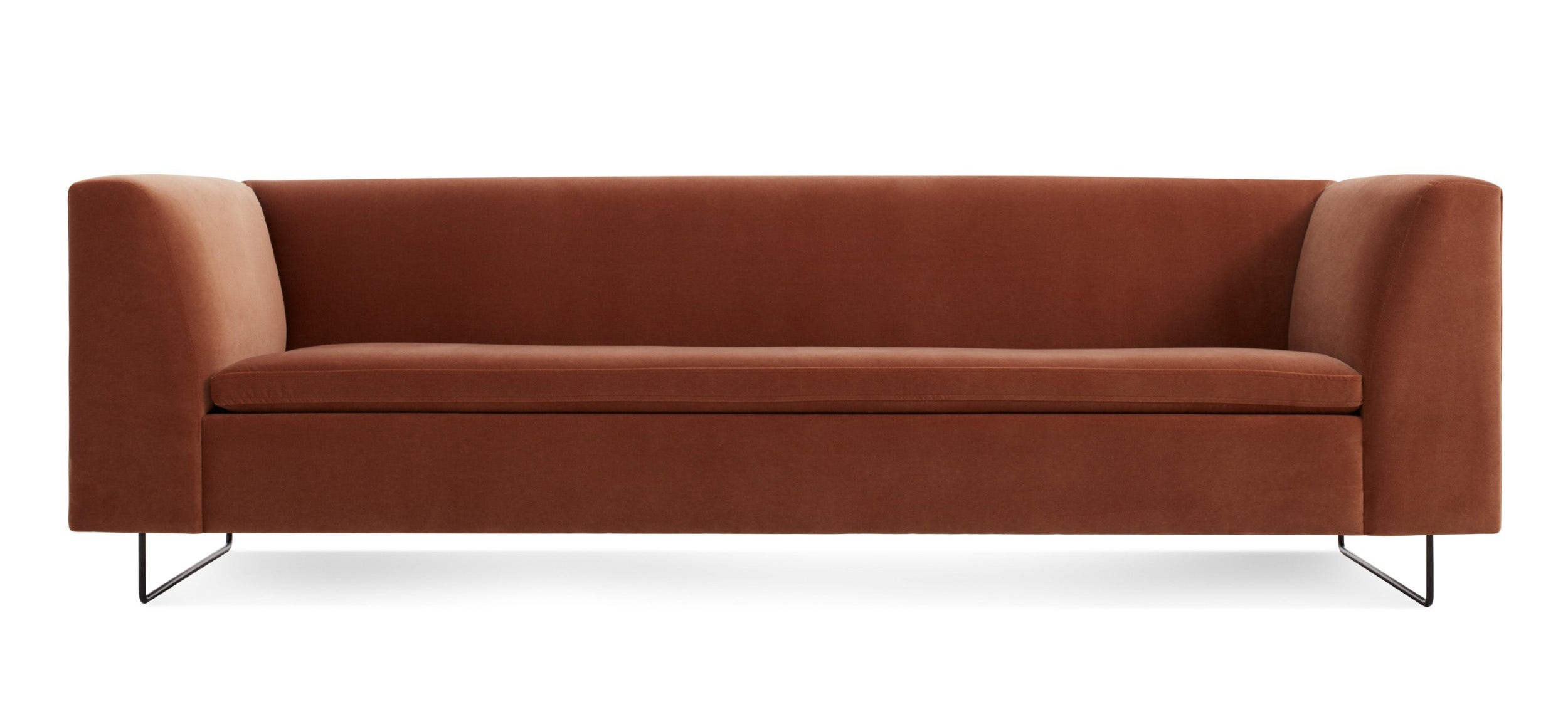Blu Dot Bonnie 96 inch Velvet Sofa