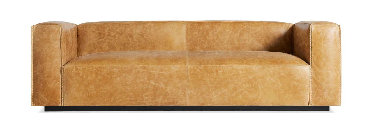 Blu Dot Cleon 96 inch Leather Sofa