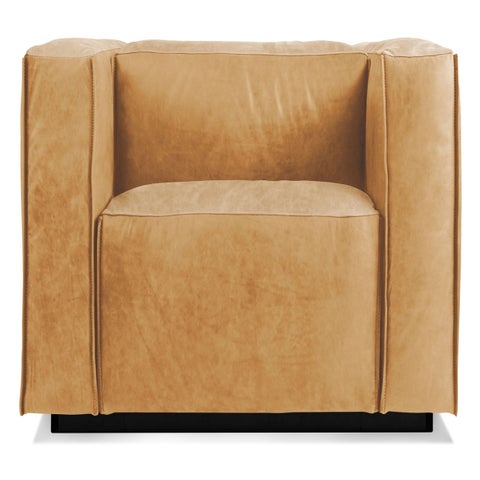 Blu Dot Cleon Leather Lounge Chair