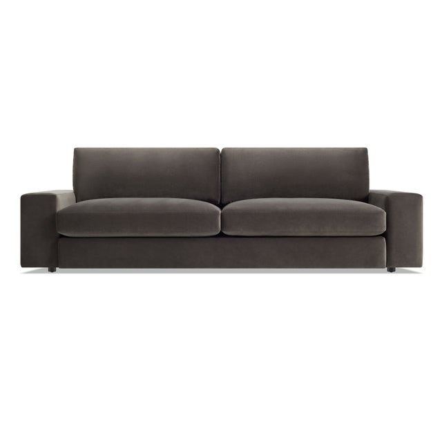 Blu Dot Esker 98 inch Velvet Sofa