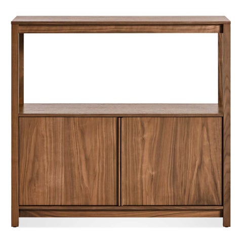 Blu Dot Open Plan Small Low Bookcase with Storage