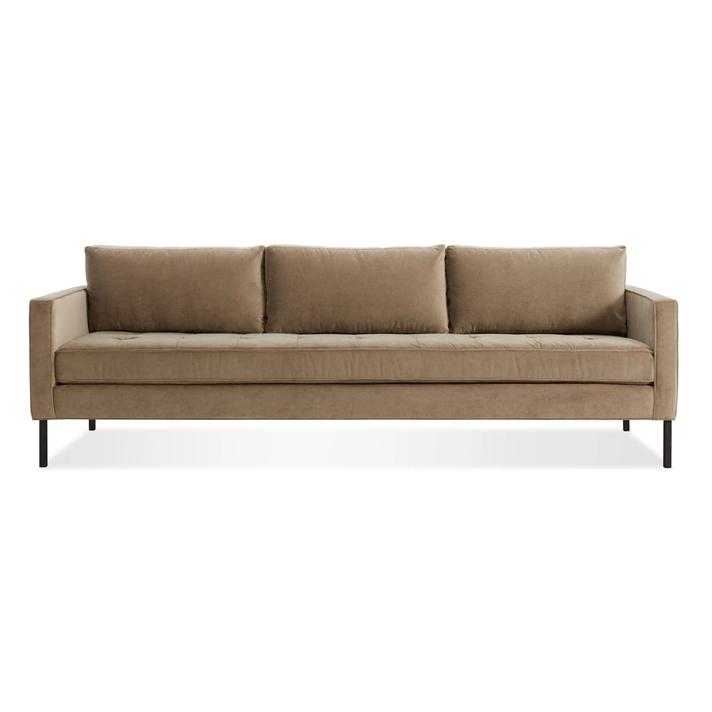Blu Dot Paramount 95 Inch Velvet Sofa