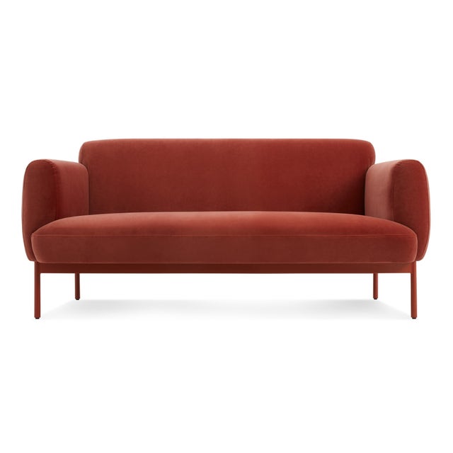 Blu Dot Puff Puff 67 Inch Velvet Sofa