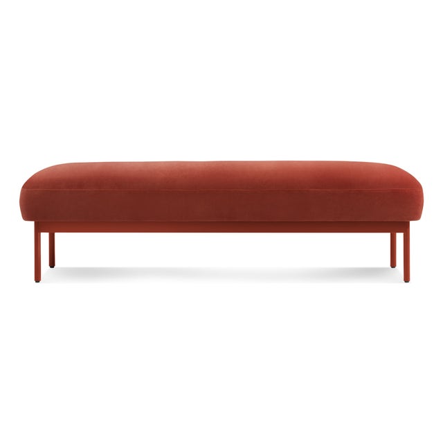 Blu Dot Puff Puff Velvet Bench (Disco)