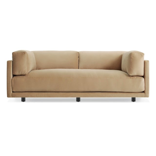 Blu Dot Sunday 82 Inch Velvet Sofa