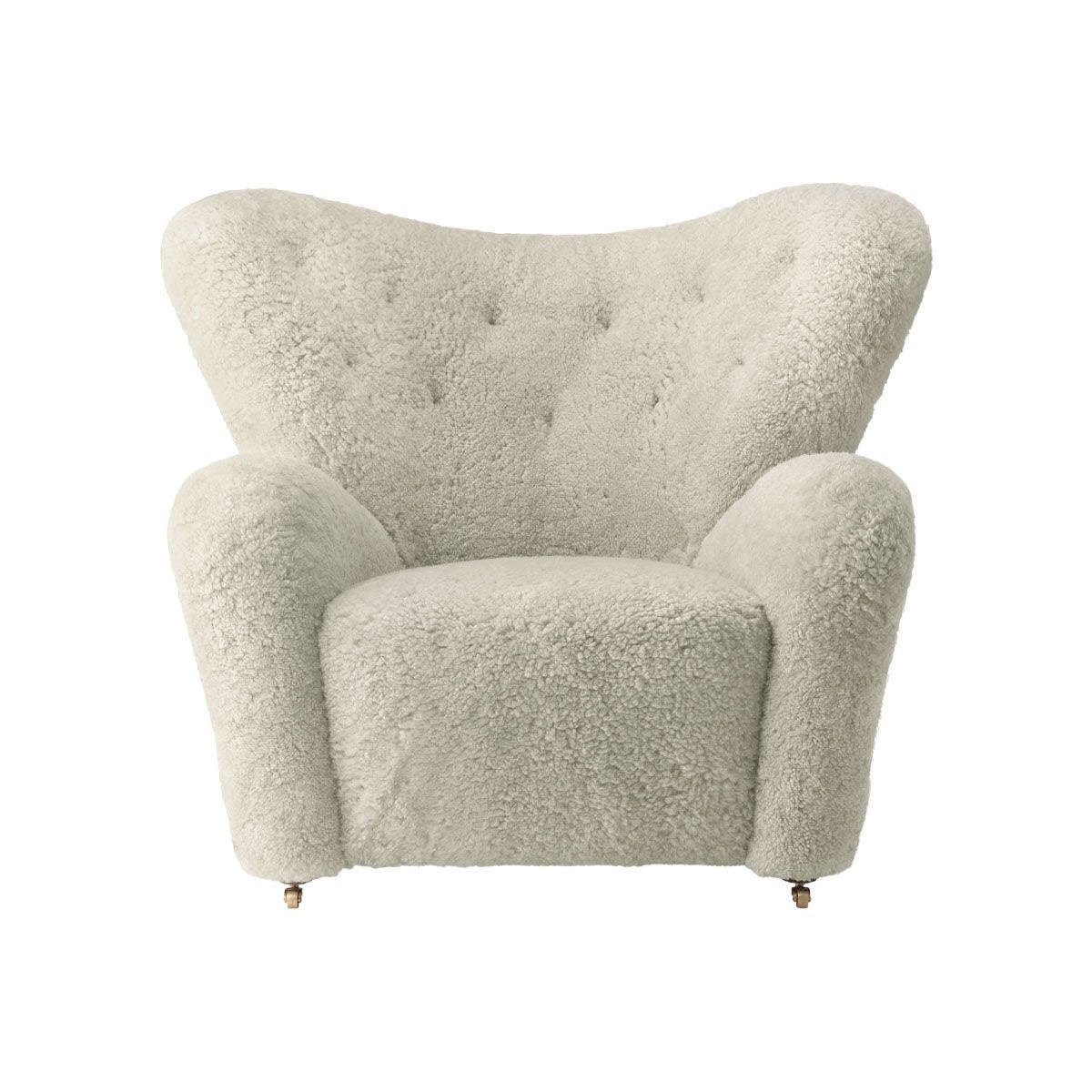 Audo Copenhagen Tired Man Lounge Chair - Sheepskin