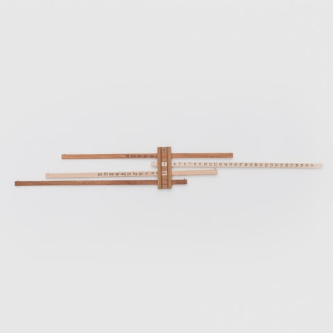 Danese Milano Bilancia Perpetual Wall Calendar