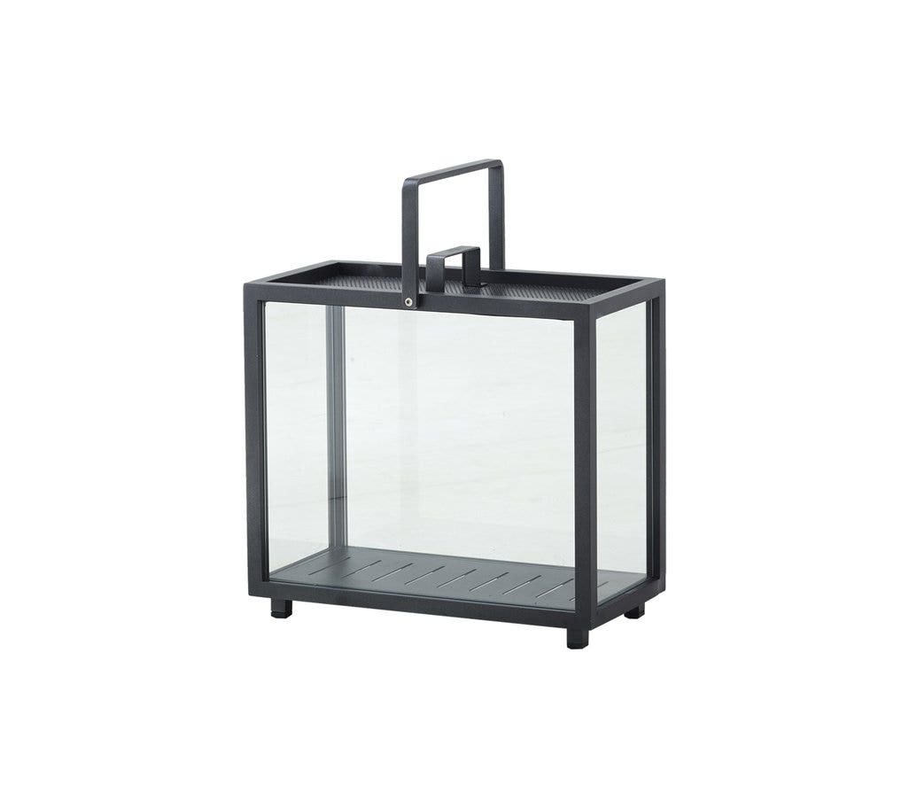 Cane-line Lighthouse Lantern in Aluminum, Rectangular (Priced Each, Sold In Sets of 2)