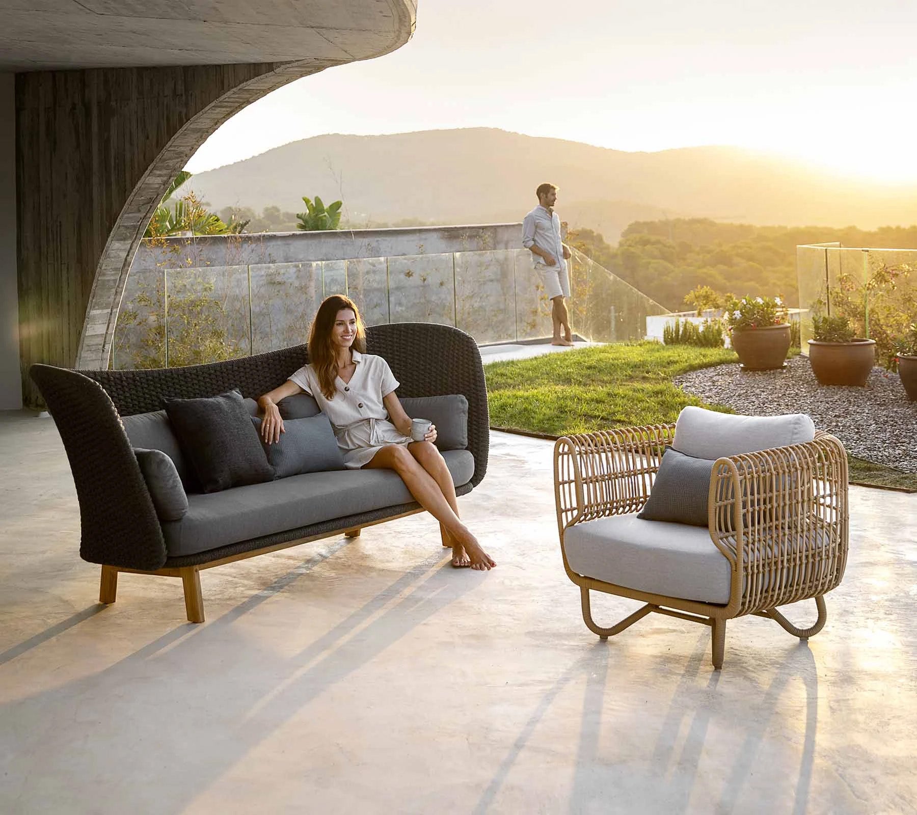 Cane-Line Nest Lounge Chair - Thumbnail 3