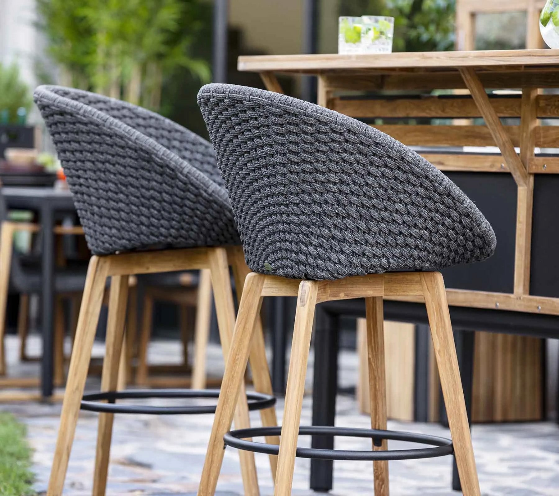 Cane-line Peacock Bar Chair - Thumbnail 3