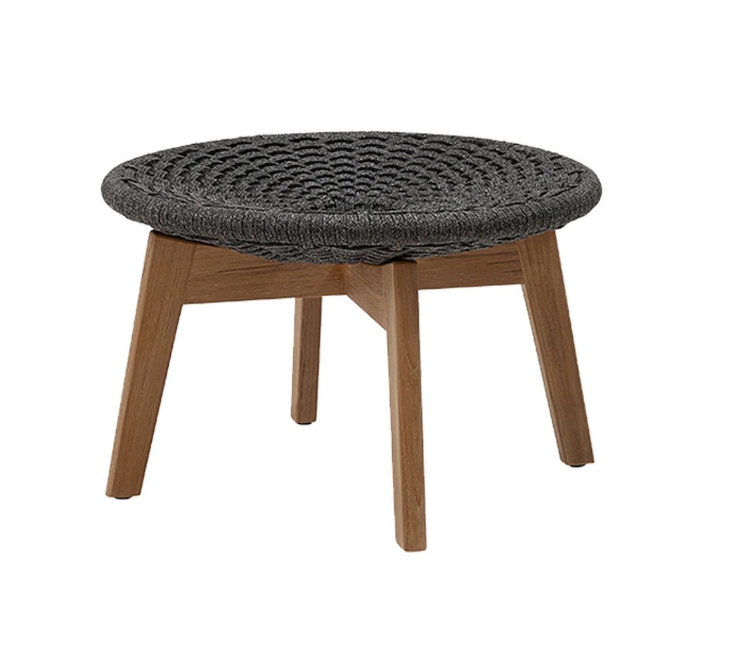 Cane-line Peacock Rope Footstool