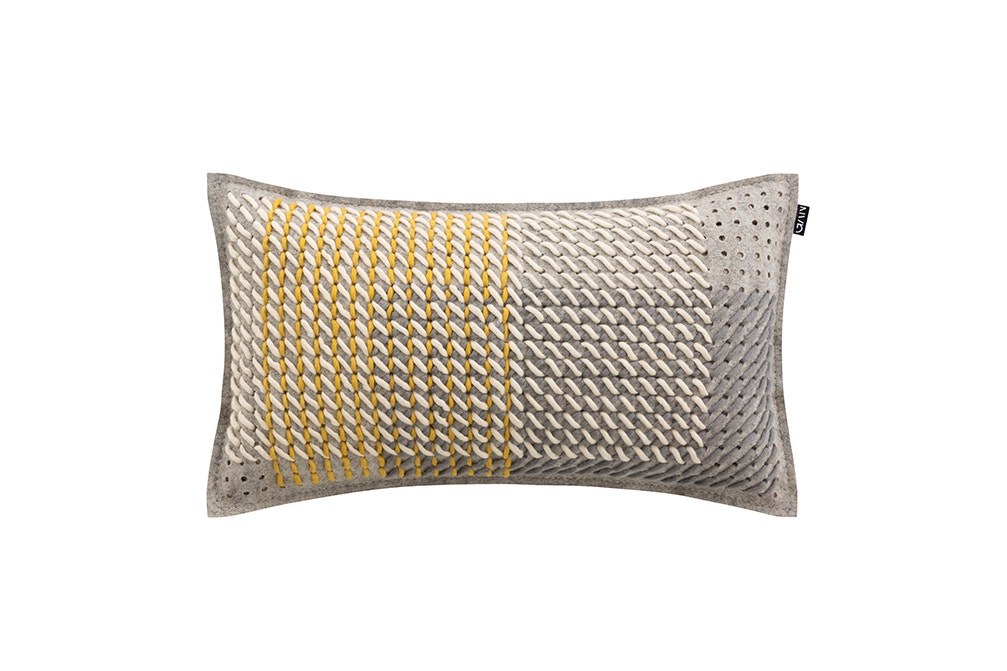 GAN Canevas Geo Pillow, 61 x 36 cm