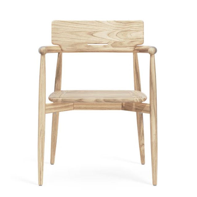 Carl Hansen & Son E008 Embrace Outdoor Dining Chair - Untreated