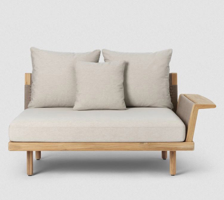 Carl Hansen & Son E510 Embrace Outdoor Lounge Sofa with One Arm