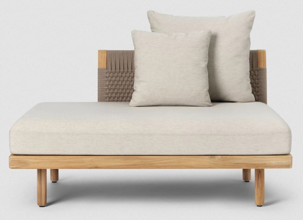 Carl Hansen & Son E530 Embrace Outdoor Lounge Sofa with Short Backrest