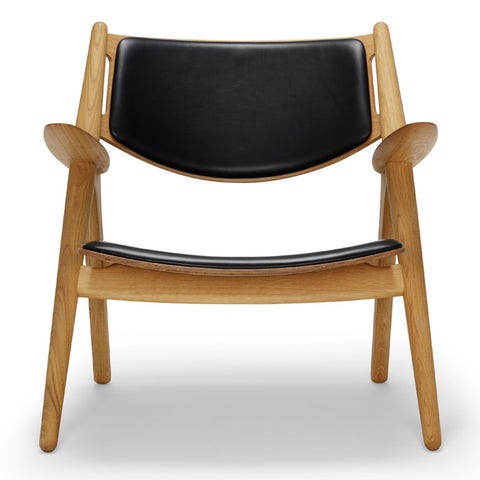 Carl Hansen & Son CH28P Lounge Chair - Upholstered