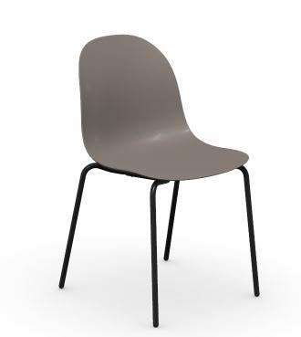 Connubia Academy Metal Base Low Chair (Priced Each, Sold in Sets of 2)