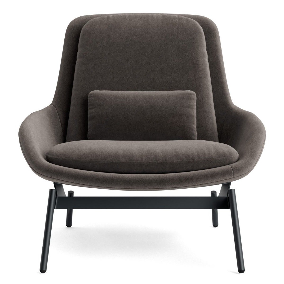 Blu Dot Field Velvet Lounge Chair