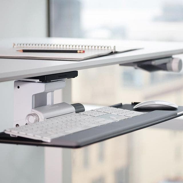 Humanscale 6F Keyboard Tray for Height Adjustable Tables White