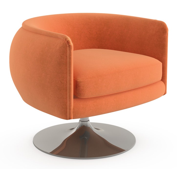 Knoll Joseph Paul D'Urso - Swivel Lounge Chair