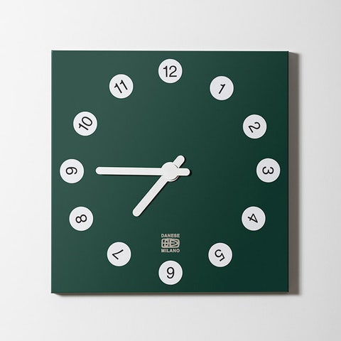 Danese Milano Oramai Wall Clock with Magnetic Numbers